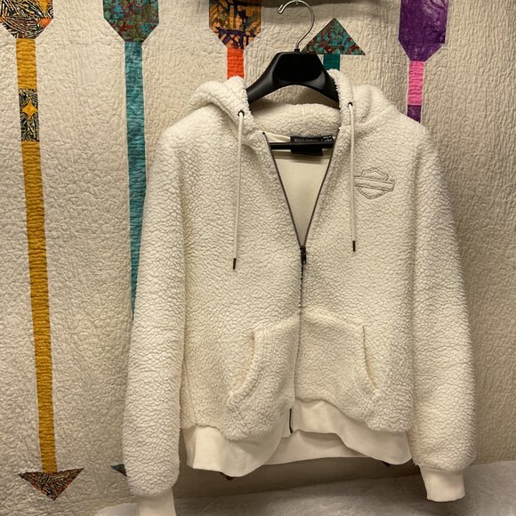 Harley-Davidson Enchanted Sherpa Jacket Woman's Size Large - Picture 3 of 5